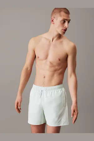 Calvin Klein Medium Drawstring Swim Shorts - CK Monogram