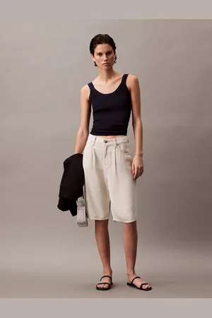 Calvin Klein Relaxed Denim Bermuda Shorts
