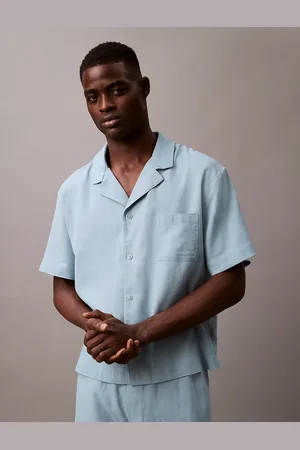 Calvin Klein Linen Blend Pyjama Top