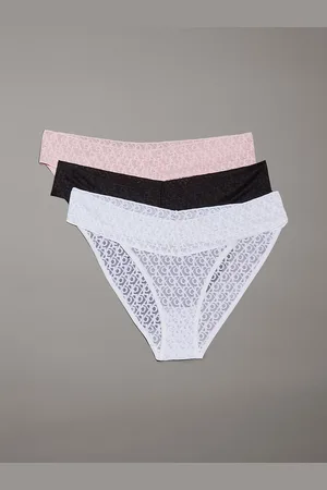 Calvin Klein 3 Pack Bikini Briefs - Icon Logo Lace