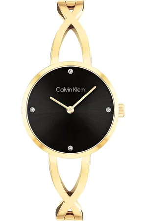 Calvin Klein Plated Steel Bracelet Watch