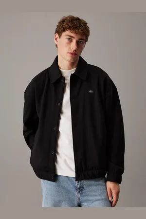 Calvin Klein Soft Fleece Snap Button Jacket