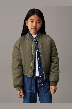 Calvin Klein Boxy Satin Bomber Jacket