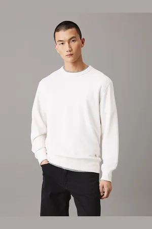 Calvin Klein Cotton Terry Badge Sweatshirt