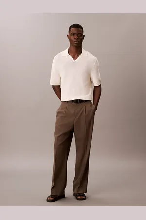 Calvin Klein Tech Knit Johnny Collar Polo Shirt