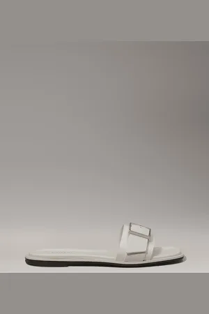 Calvin Klein Leather Sliders