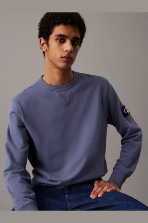 Calvin Klein Cotton Terry Badge Sweatshirt