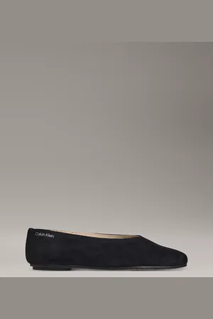 Calvin Klein Suede Ballerinas