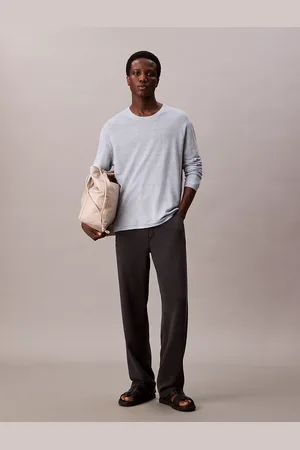 Calvin Klein Linen Blend Dual Tone Jumper