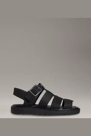 Calvin Klein Leather Fisherman Sandals
