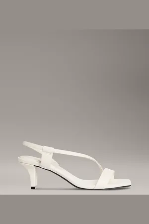 Calvin Klein Leather Heeled Sandals