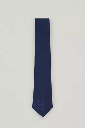 PEDRO DEL HIERRO Gravata seda logo