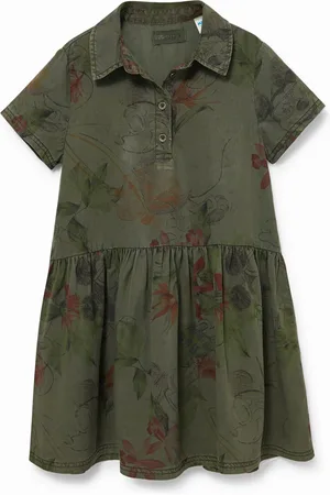 Desigual Vestido camuflagem floral