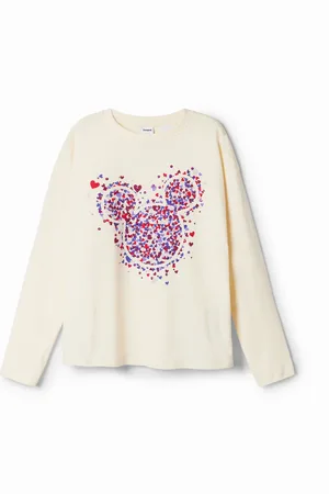Desigual T-shirt corações Mickey Mouse