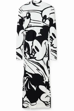 Desigual Vestido midi Mickey Mouse