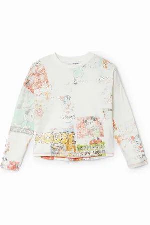 Desigual T-shirt manga comprida Mickey Mouse