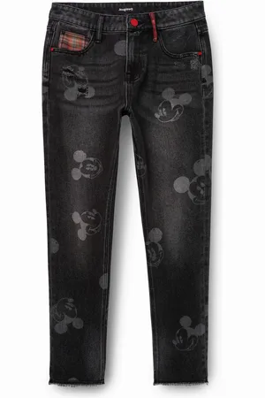 Desigual Calças de ganga boyfriend Rato Mickey