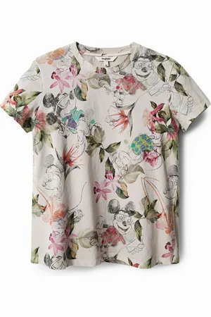 Desigual T-shirt tropical Mickey Mouse