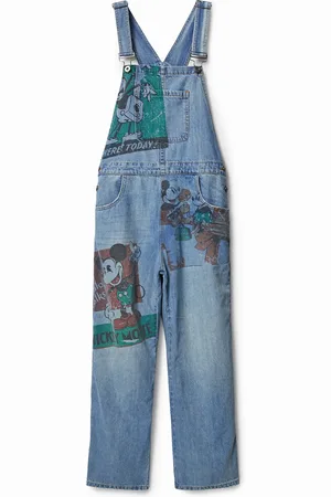 Desigual Jardineiras de ganga Mickey Mouse