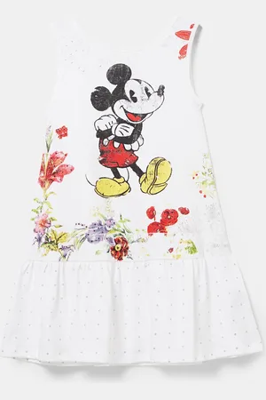 Desigual Vestido em algodão do Mickey Mouse