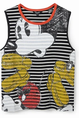 Desigual T-shirt sem mangas riscas