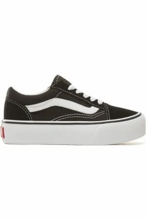 Vans Unisex para criança. VN0A3TL36BT1 da velha escola SOCKS (31), Plano, Camurça, Cordão, Casual, Esportivo, moda infantil