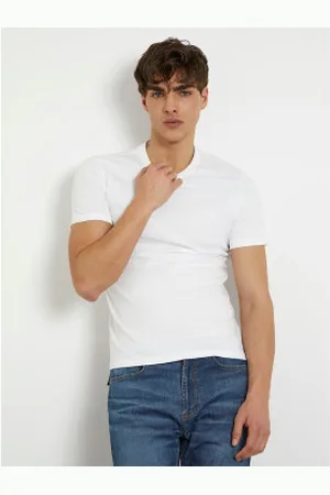 Guess Para homem. M2YI72I3Z14 T-shirt com pequeno logótipo (S), Casual, Algodão, Manga curta