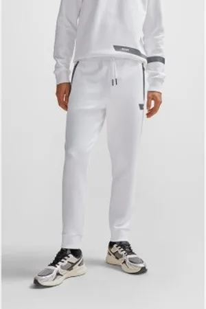 HUGO BOSS Para homem. 50498257 Calças Hadiko brancas (M), , Casual, Algodão