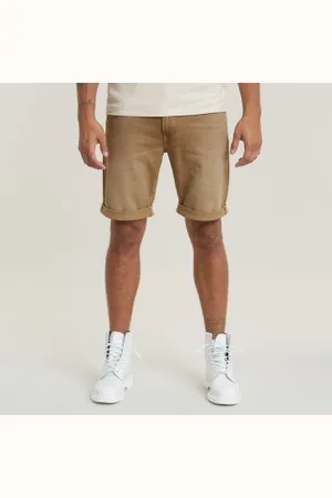 G-Star Para homem. D24430-D552-G554 Bermudas Mosa castanhas (28), Casual, Algodão