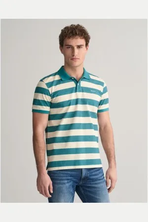 GANT Para homem. 2062044 Pólo às riscas com lavagem profunda (4XL), Casual, Algodão, Manga curta