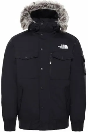 The North Face Para homem. NF0A4M8FJK31 Casaco M Rec Gotham preto (XXL), Casual, Náilon