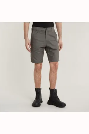 G-Star Para homem. D21040-D305-1260 Bermudas Bronson 2.0 Slim cinzentas (27), Casual, , Algodão