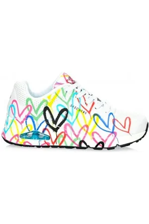 Skechers Para mulher. 155507 Treinadores Uno multicolor, (35), 3 a 5cm, Cordão