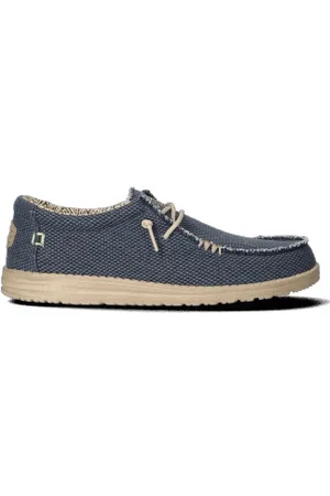 Hey dude Para homem. HD40003 Sapatos Wally Braided (41), Tecido, Plano, Cordão, Casual