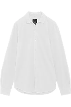 ECOALF Para homem. GASRLEMOS0820MS23-000 Camisa Lemo branca (XL), , Casual, Manga comprida, Algodão orgânico, Sustentável