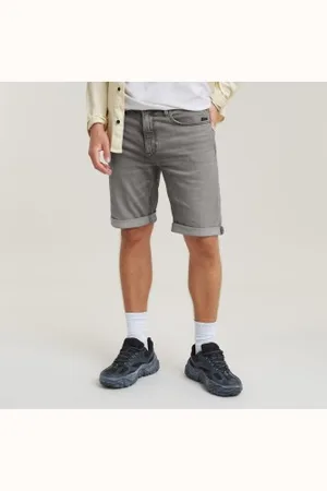 G-Star Para homem. D24430-D497-G340 Mosa curto cinzento (28), Casual, , Algodão, Denim, Sustentável