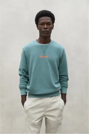 ECOALF Para homem. MCMGASTBRANS0800S24-609 Sweatshirt Branson -água (L), Casual, Manga comprida, Algodão orgânico, Sustentável, Algodão
