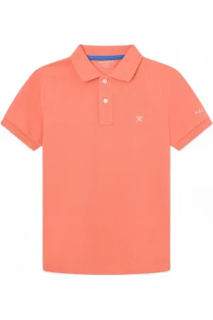 Hackett Para menino. HK561570 Polo pequeno com logótipo (11Años= 146cm), Casual, Algodão, Manga curta, moda infantil