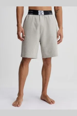Calvin Klein Para homem. 000NM2417E Calções de pijama Ck96 cinzento (S), Homewear, , Algodão orgânico, Sustentável