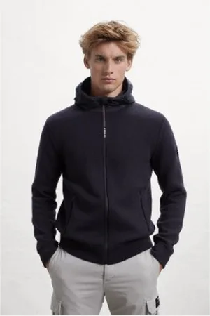 ECOALF Para homem. GAKNLESCA0617MW23-319 Camisola Lesca preta (L), , Casual, Manga comprida, Polister Reciclado, Sustentável