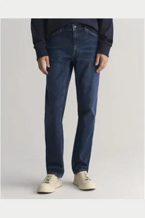 GANT Para homem. 1000261 Calças de ganga de corte regular (30/34), Casual, Algodão, Denim