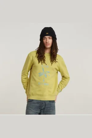 G-Star Para homem. D24703-D557-G306 Sweatshirt Musa Stencil (S), Casual, Algodão orgânico, Sustentável