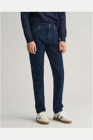GANT Para menino. 910095 Calças de ganga de corte justo Teen Boys (9años= 134cm), Casual, Denim, moda infantil
