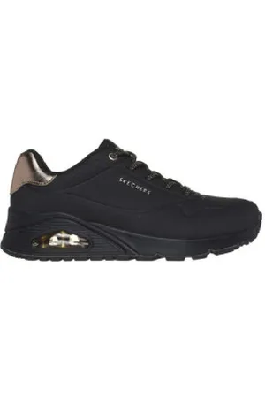Skechers Para mulher. 155196 Sapatilhas Uno Shimmer (36), 3 a 5cm, Cordão, Casual, Esportivo