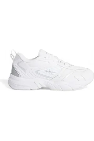 Calvin Klein Para homem. YM0YM00984 Ténis Retro Ténis Low Lace up (40), Couro, Plano, Cordão, Casual