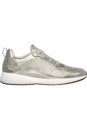 Skechers Para mulher. 33155 Pantufas de champanhe deew (35), , Cordão, Casual