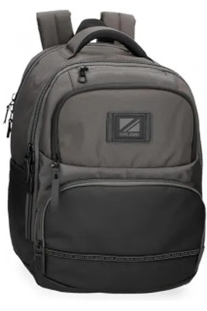 Pepe Jeans Unisex. 7042343 Mochila para computador Stratford 15,6" dois compartimentos adaptável cinzento (OSFA), Casual, , Poliéster