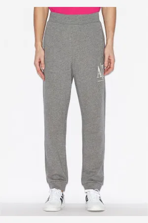 Armani Exchange Para homem. 8NZPPAZJ1ZZ3930 Calças chino de gabardina cinzentas (S), Casual, Esportivo, , Algodão