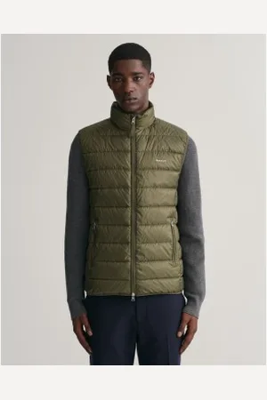 GANT Para homem. 7006299 Colete de penas leve (S), Casual, Clássico, Sem mangas / correias, Polister Reciclado, Sustentável
