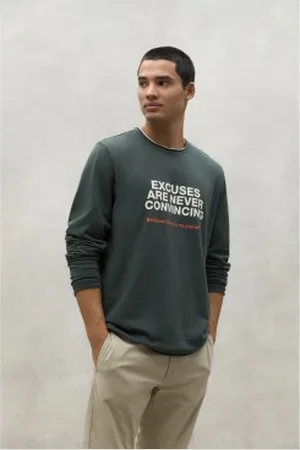 ECOALF Para homem. MCMGASTLINTO0861S24-114 Sweatshirt Linton (XL), Casual, Manga comprida, Algodão orgânico, Sustentável, Algodão Reci